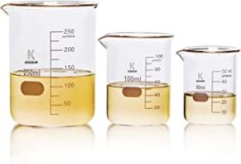 VASOS DE 250 ML PRECIPITADO VIDRIO