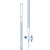 BURETA 50 ML VIDRIO LLAVE RECTA TEFLON