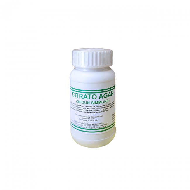 CITRATO SIMMONS AGAR X 100 GR           